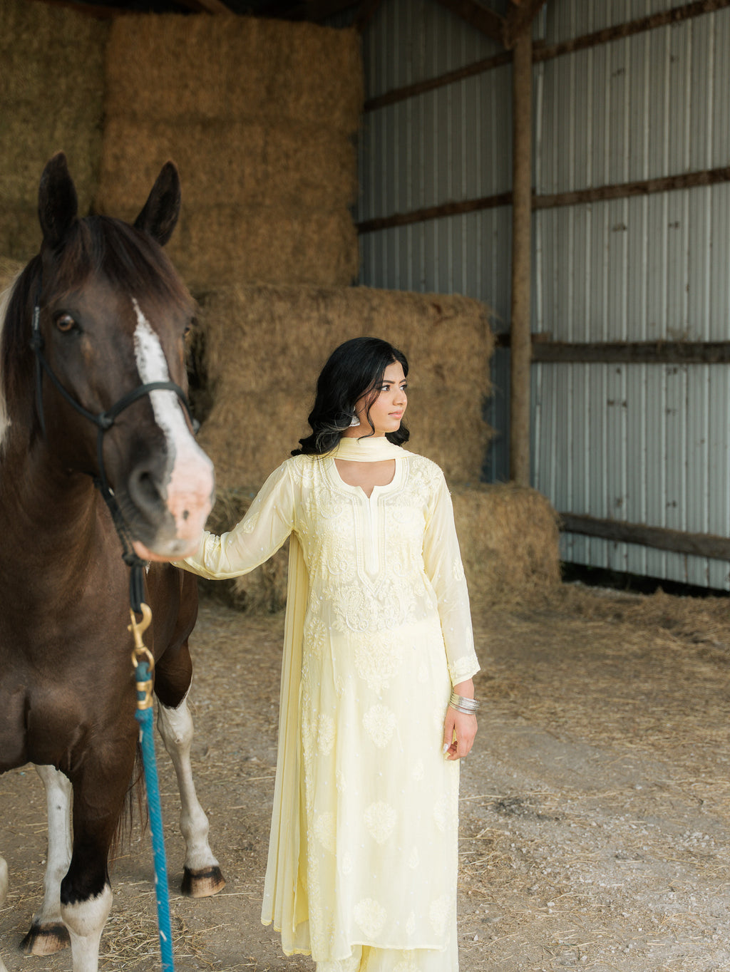 Sunset Petals - Viscose Suit