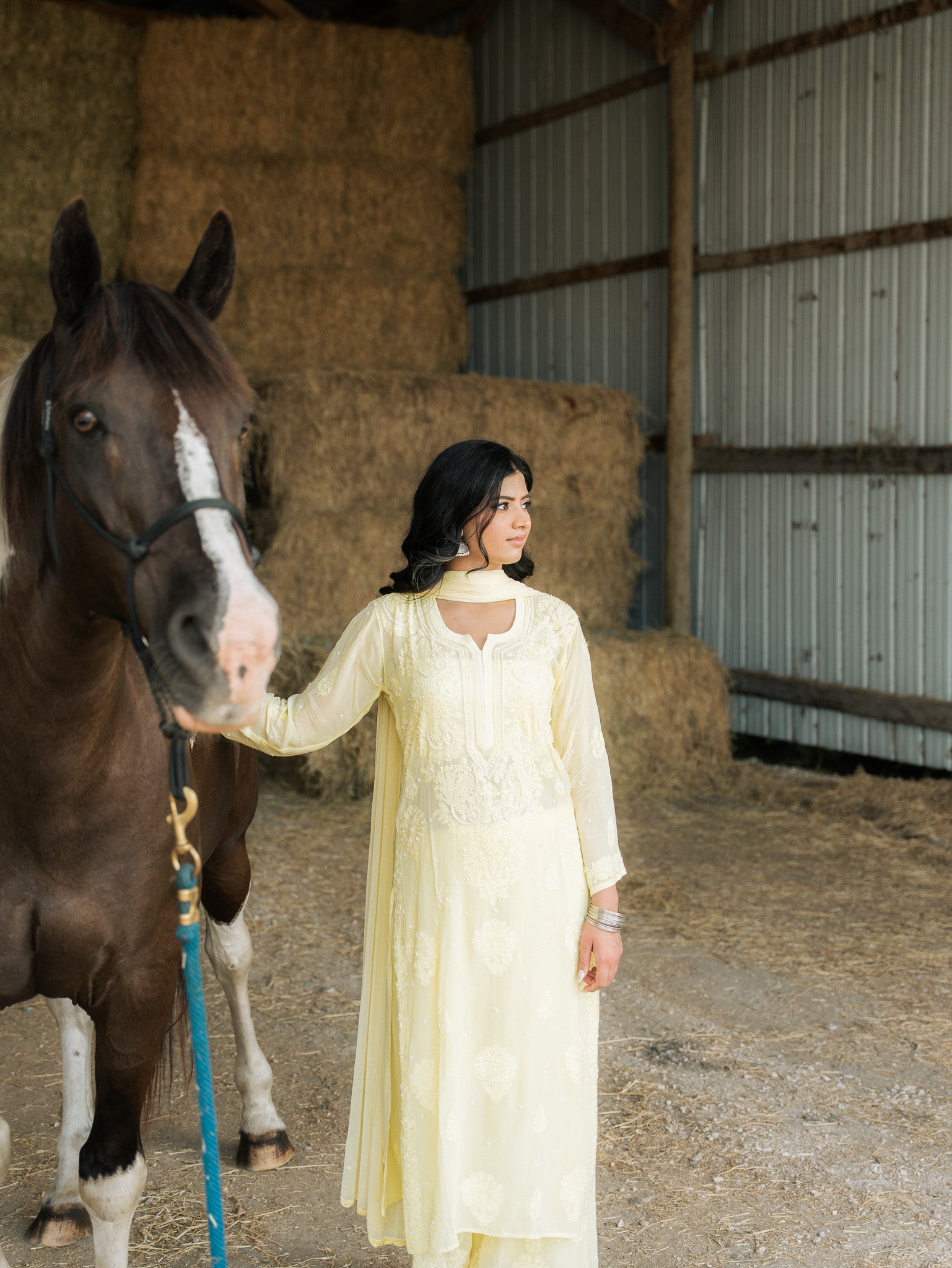 Sunset Petals - Viscose Suit