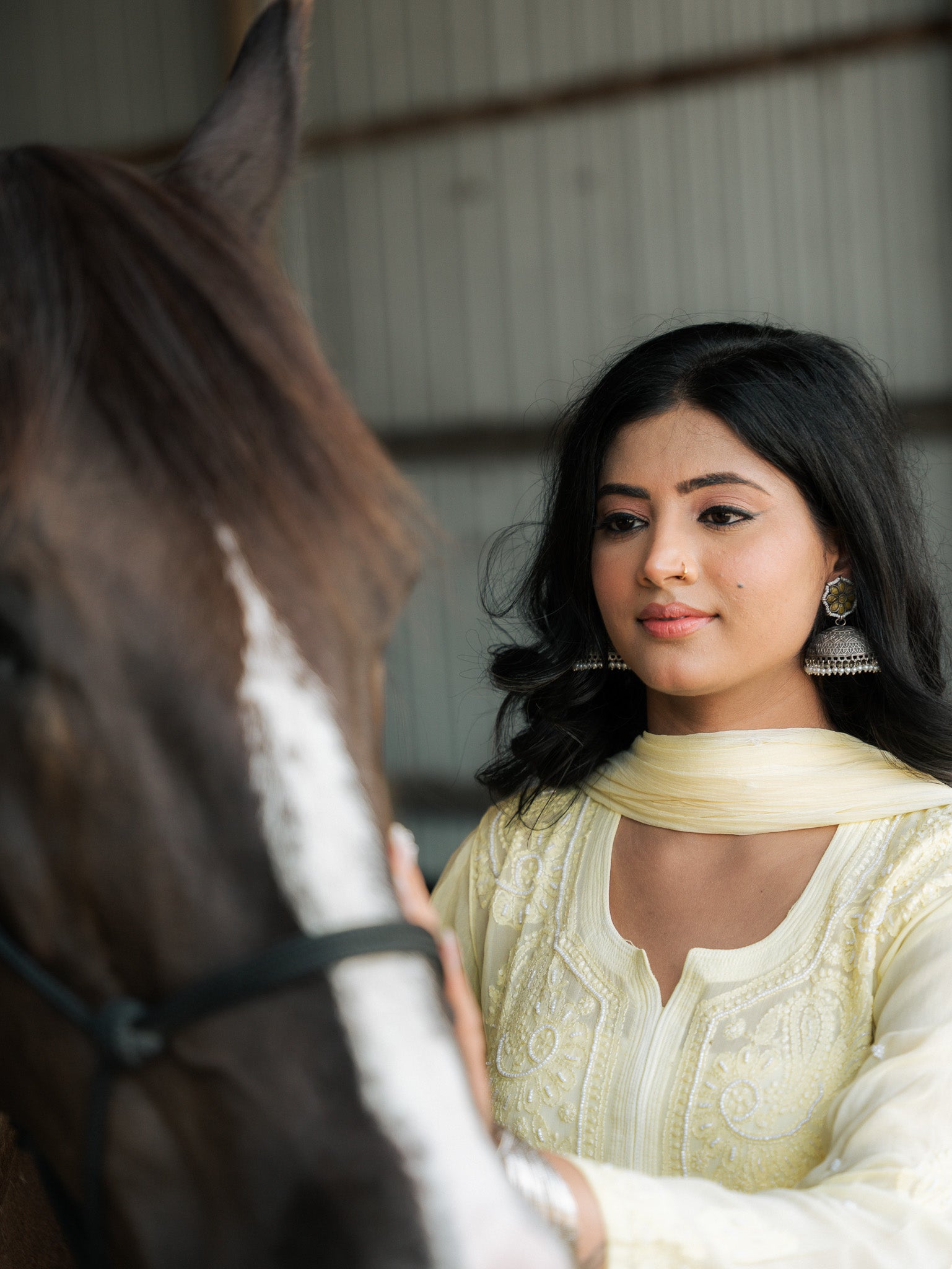 Sunset Petals - Viscose Suit