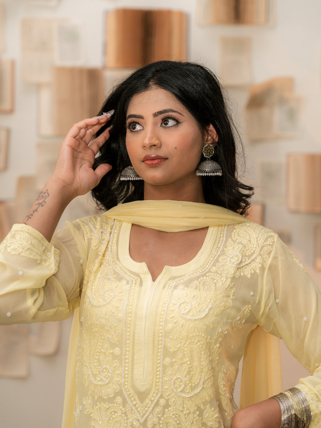 Sunset Petals - Viscose Suit