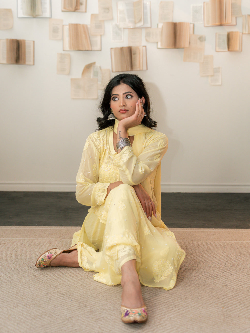 Sunset Petals - Viscose Suit