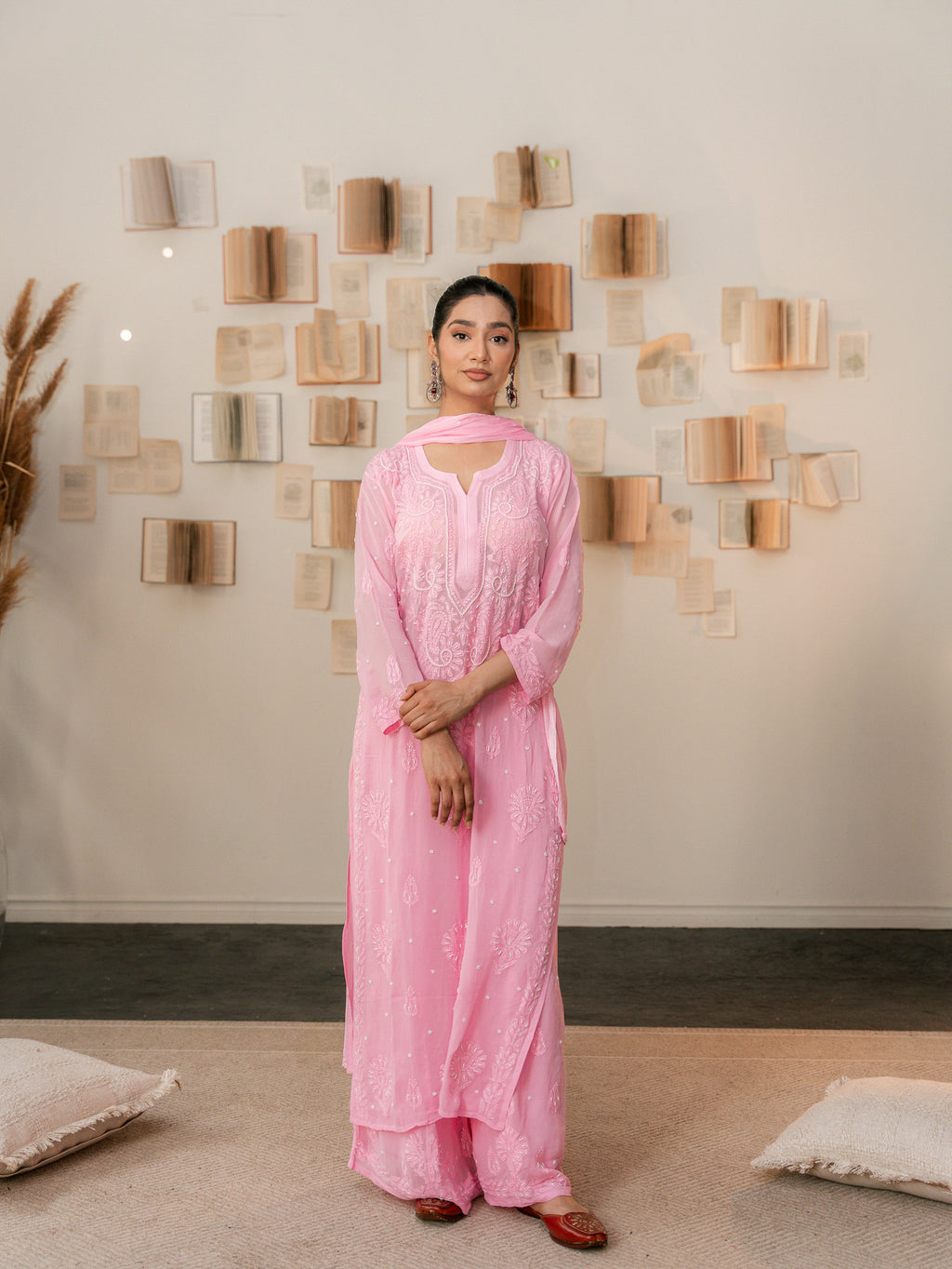 Blush Blossom - Viscose Suit Set