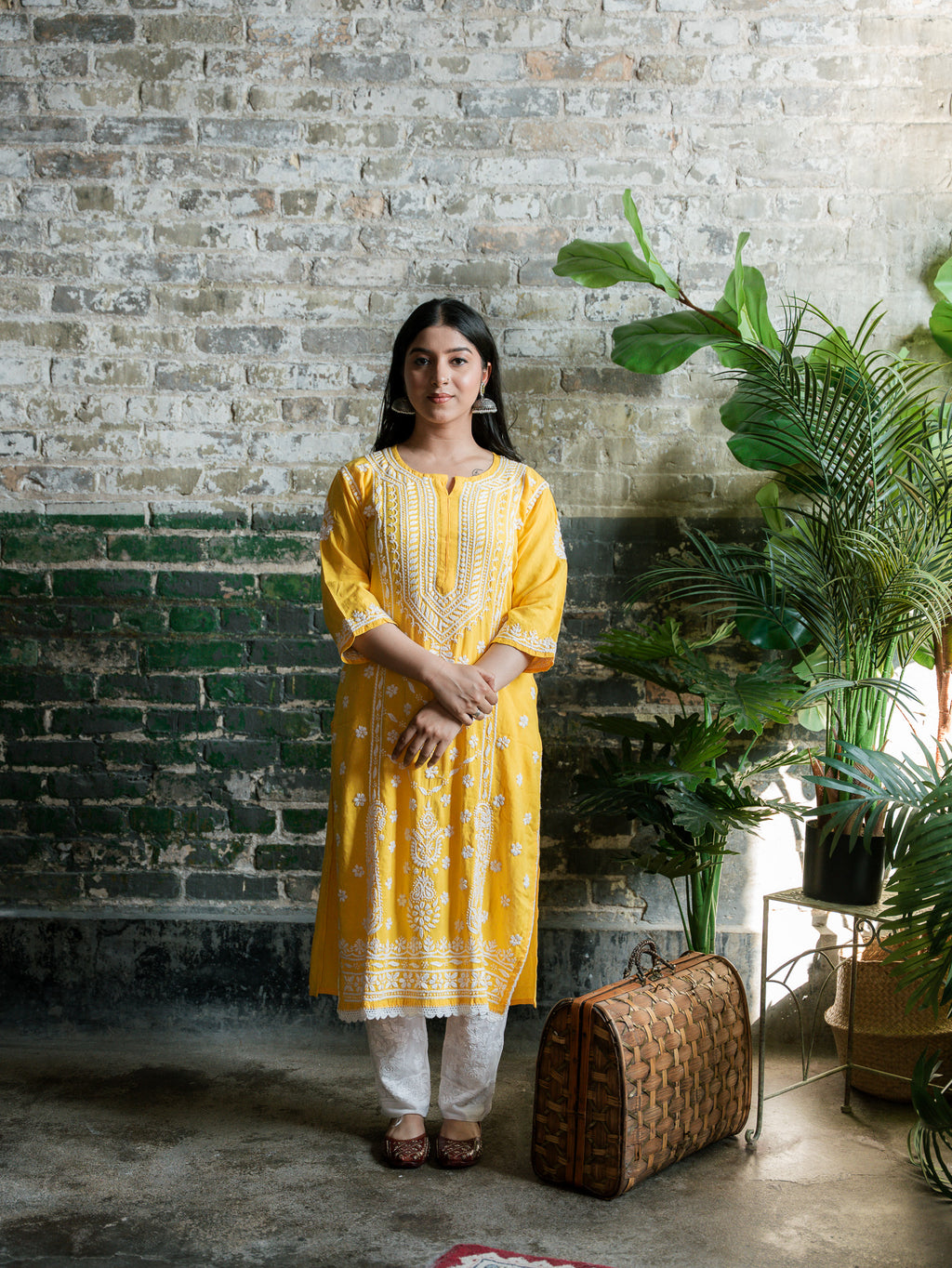 Golden Dusk - Dobby Self Kurti