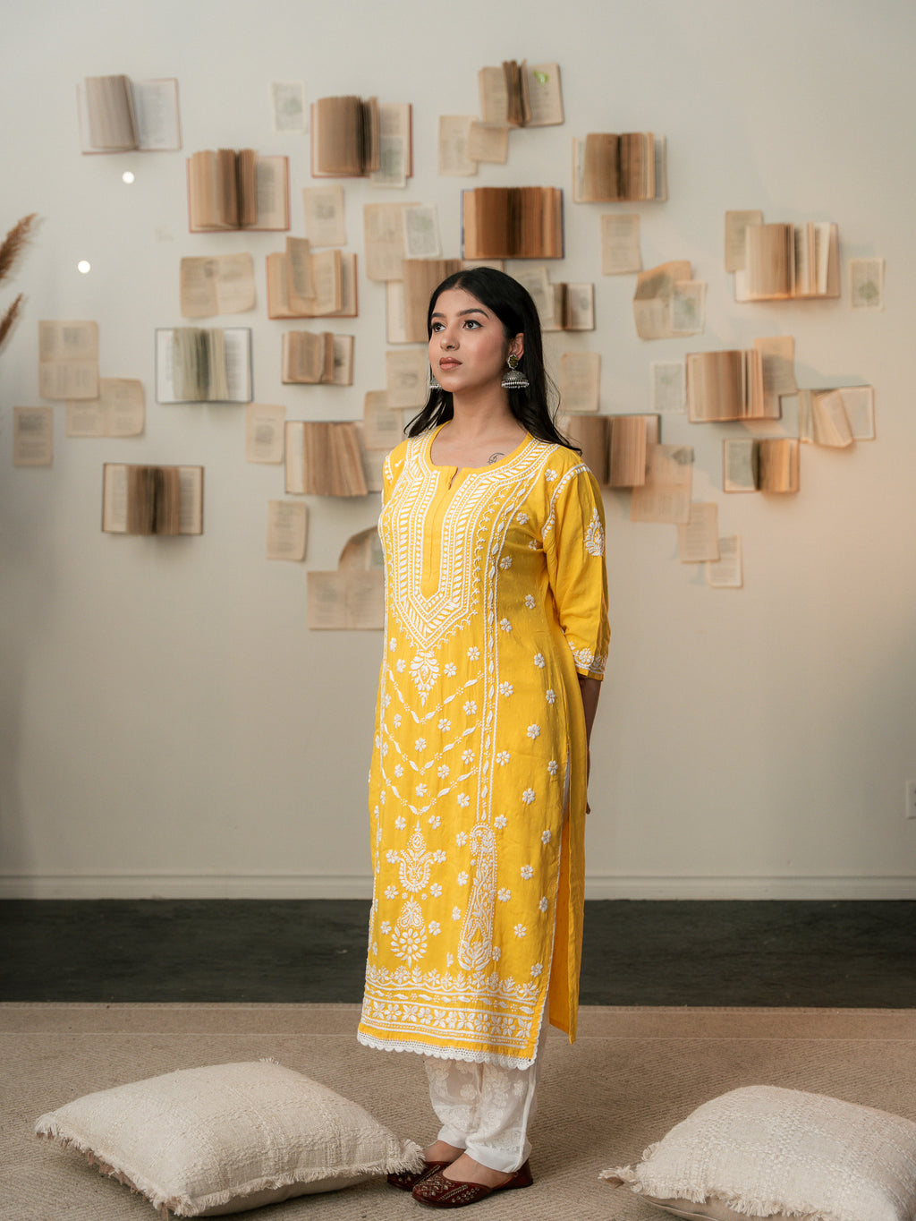 Golden Dusk - Dobby Self Kurti