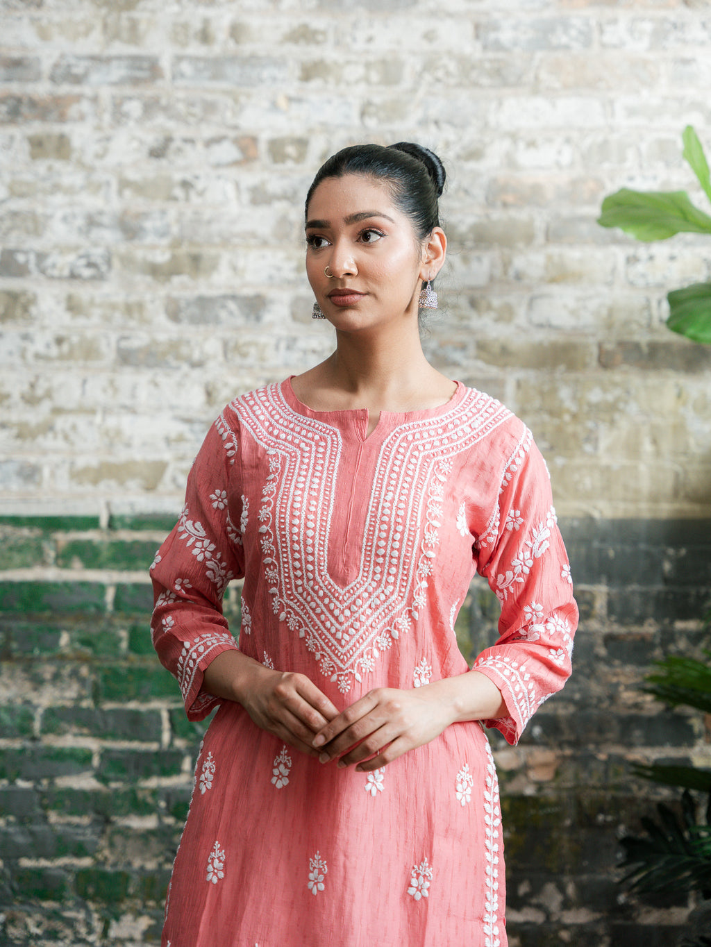 Noor-e-Gajri - Dobby Self Kurti