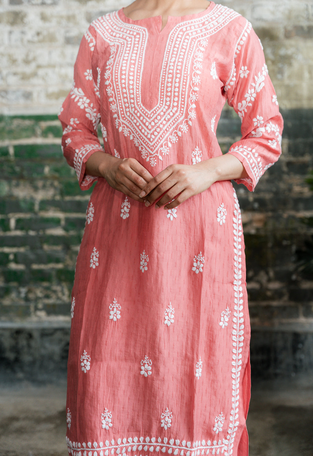 Noor-e-Gajri - Dobby Self Kurti