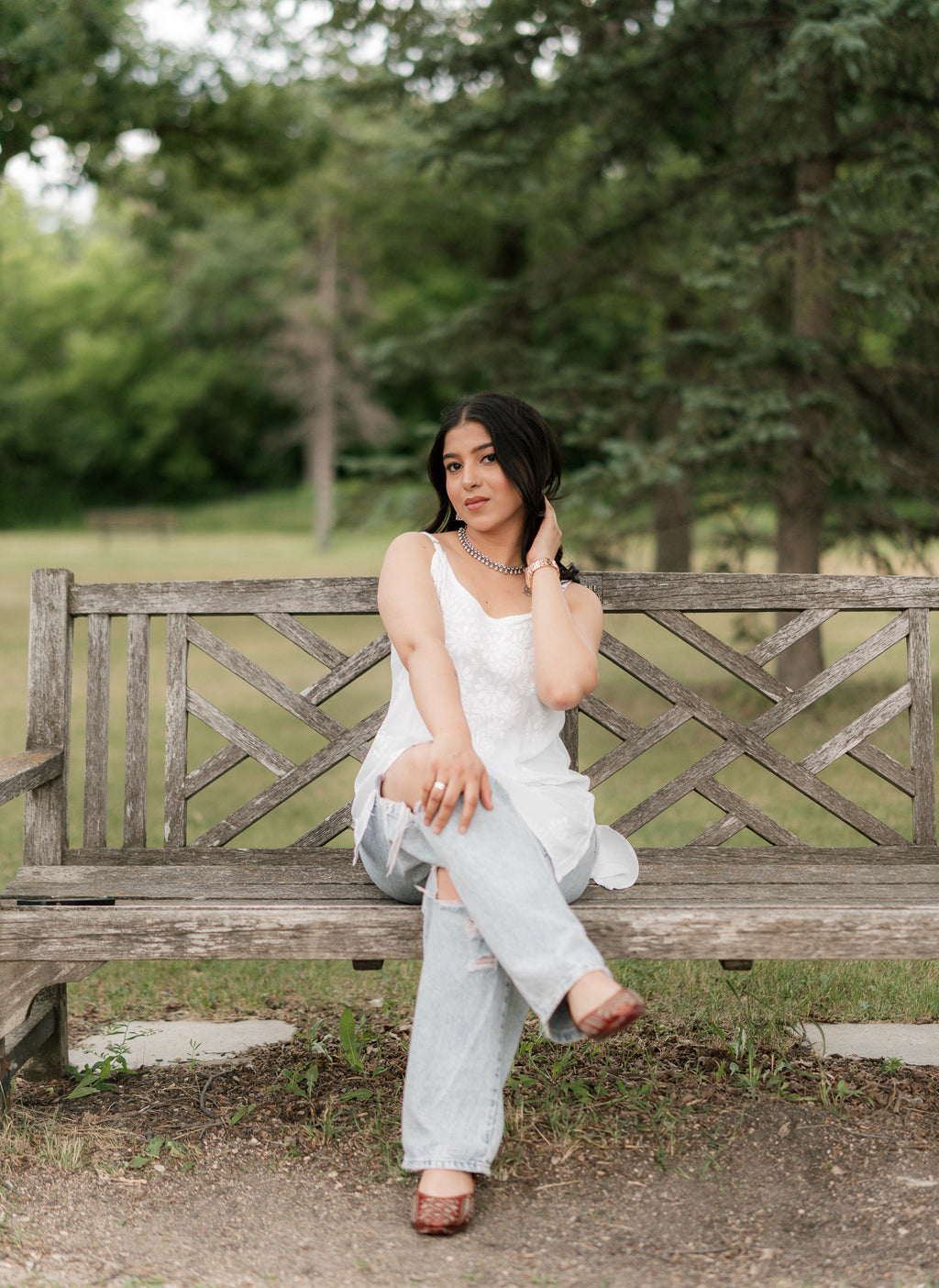 White Muse - Noodle Strap Kurta