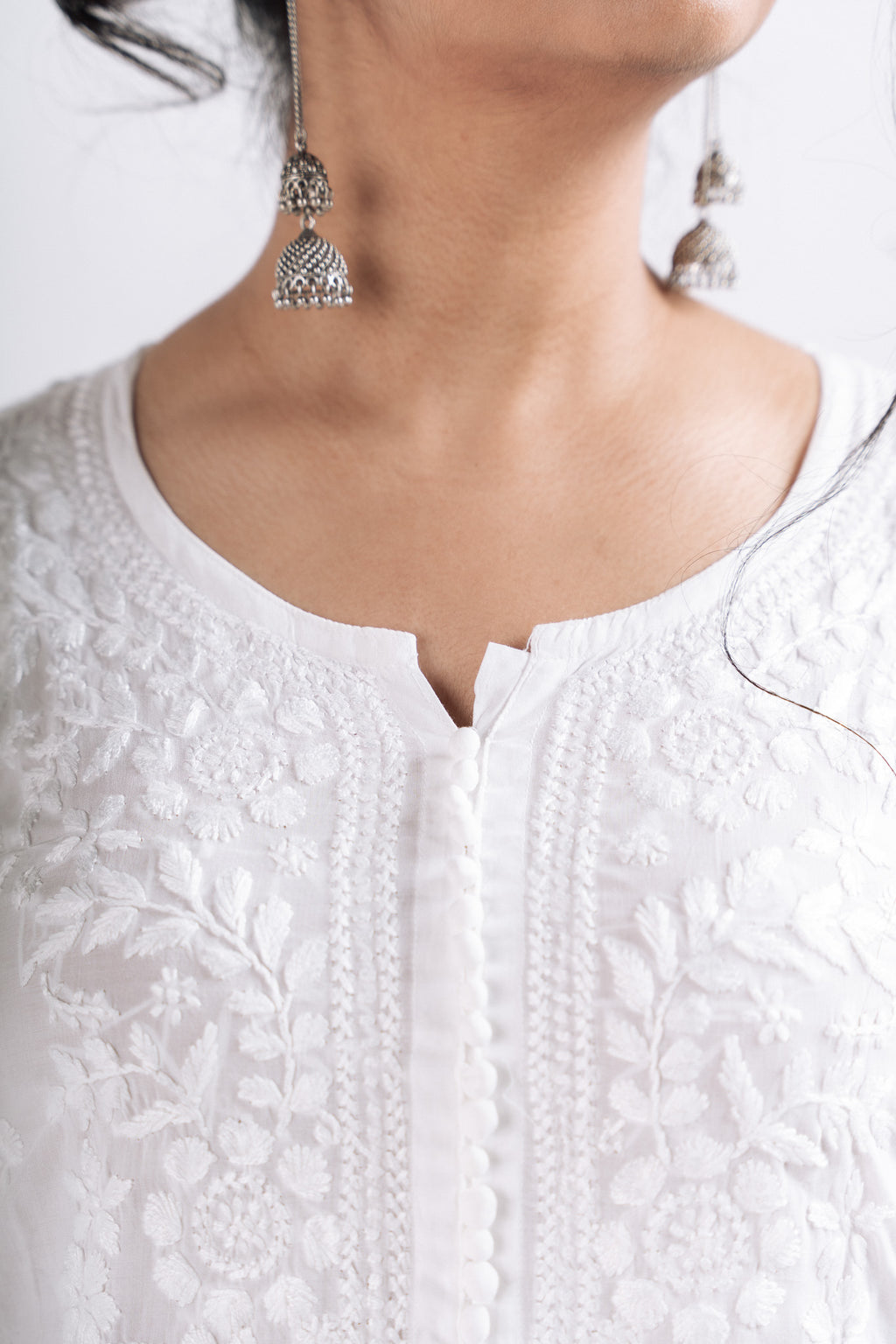 Embroidered Viscose Kurta