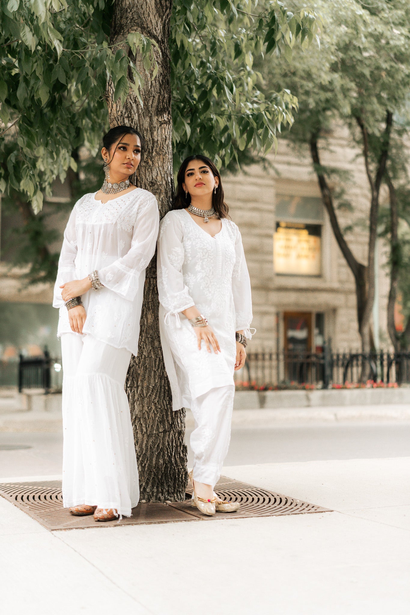 Mukaish Work Garaara set