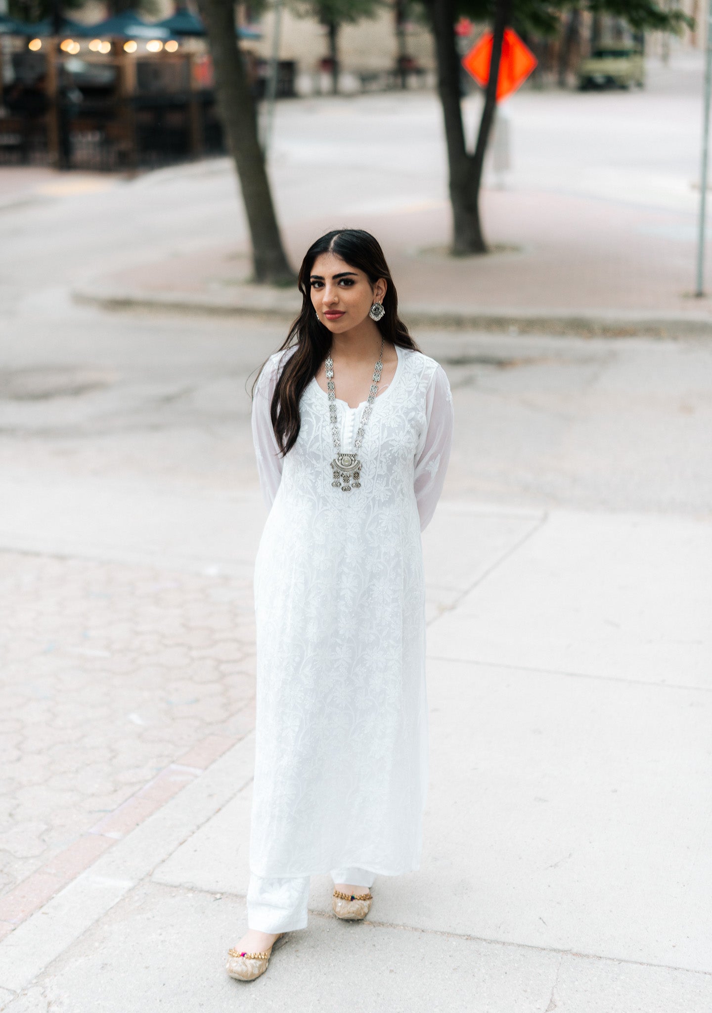 Soft Viscose Kurta with Resham Embroidery